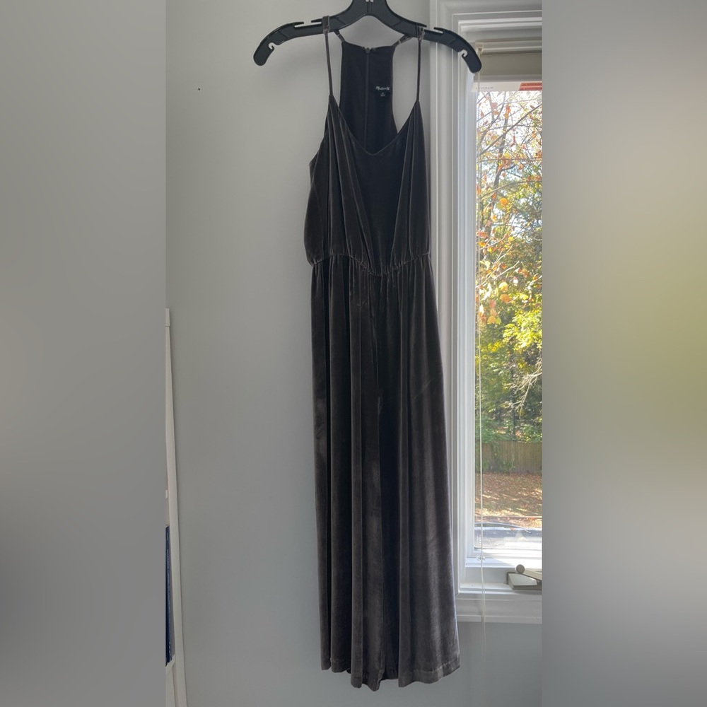 Madewell Velvet Jumpsuit